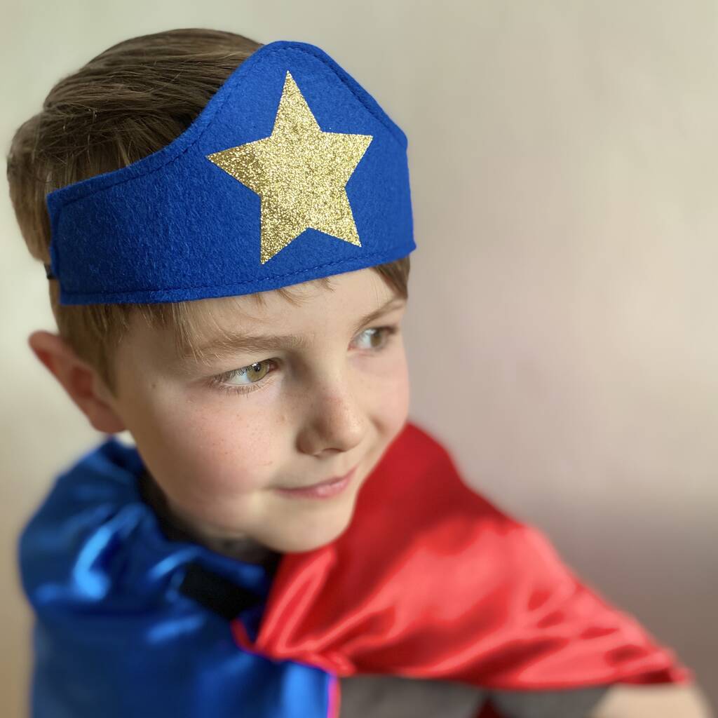 Felt Superhero Crown For Kids And Adults, 1 of 8