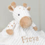 Personalised Giraffe Ribbed Unisex Comforter, thumbnail 4 of 7