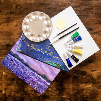 Lavender Haze Acrylic Painting Kit With Video Tutorial, 2 of 8