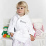 Personalised White Baby Gown And Polar Bear Blanket Set, thumbnail 9 of 12