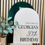 Arched Personalised Birthday Sign, thumbnail 1 of 2