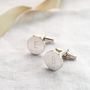 Initial And Date Personalised Cufflinks, thumbnail 5 of 9