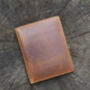 Luxury Tan Leather Passport Holder Wallet Gift Boxed Personalised, thumbnail 3 of 5