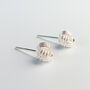 Sterling Silver Simple Knot Stud Earrings, thumbnail 3 of 5