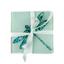 Dragonfly Coaster Set, thumbnail 3 of 12