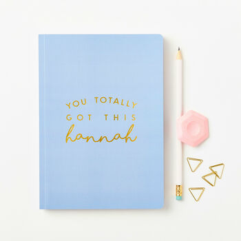 Personalised 'You Got This' Foiled Notebook, 3 of 10