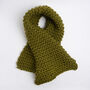 Emma Scarf Beginner Knitting Kit, thumbnail 6 of 10
