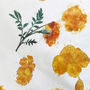 Milestone Birth Flower Tea Towel And Coaster Gift Set, thumbnail 4 of 12