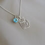 Personalised Cat Necklace, Cat Lover Gift, thumbnail 1 of 9