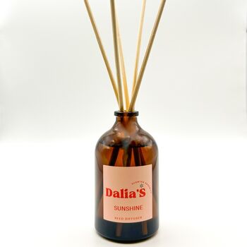 Sunshine 100ml Glass Bottle Reed Diffuser, 2 of 5