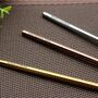 Luxury Reusable Personalised Metal Straw, thumbnail 1 of 9