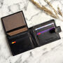 Rfid Secure Black Leather Wallet, thumbnail 2 of 6