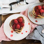 Chocolate And Raspberry Heart Pancake Baking Kit, thumbnail 4 of 6