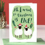 All I Want For Christmas Is Ewe Card, thumbnail 1 of 5