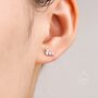 Retro Game Block Stud Earrings, thumbnail 4 of 12