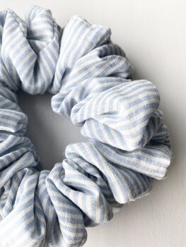 Hannah Scrunchie Blue And White, 5 of 5