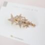 Encrusted Cluster Star Hair Clip, thumbnail 4 of 7