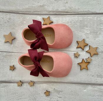 Rosa Suede Baby Shoes With Keepsake Box, 4 of 6