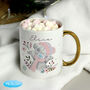 Personalised Me To You Cosy Winter Gold Handled Mug – Christmas Gift, thumbnail 1 of 4