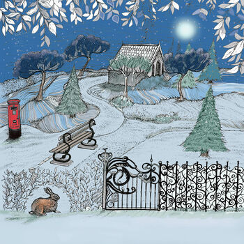 'Winter Garden' Mixed Pack Of 10 Christmas Cards, 2 of 10