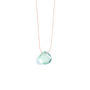 March Aquamarine Fine Cord Birthstone Necklace, thumbnail 2 of 7