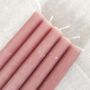 Romantic Dusky Pink Dinner Candle, thumbnail 4 of 4