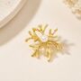 Faux Pearl And Metal Brooch, thumbnail 2 of 2