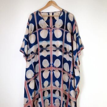 Pure Silk Kaftan Dress, 4 of 7