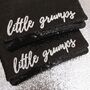 Black Or Navy Sequin Personalised Slogan Clutch, thumbnail 7 of 9