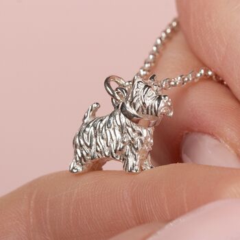 Personalised Westie Sterling Silver Necklace, 2 of 10
