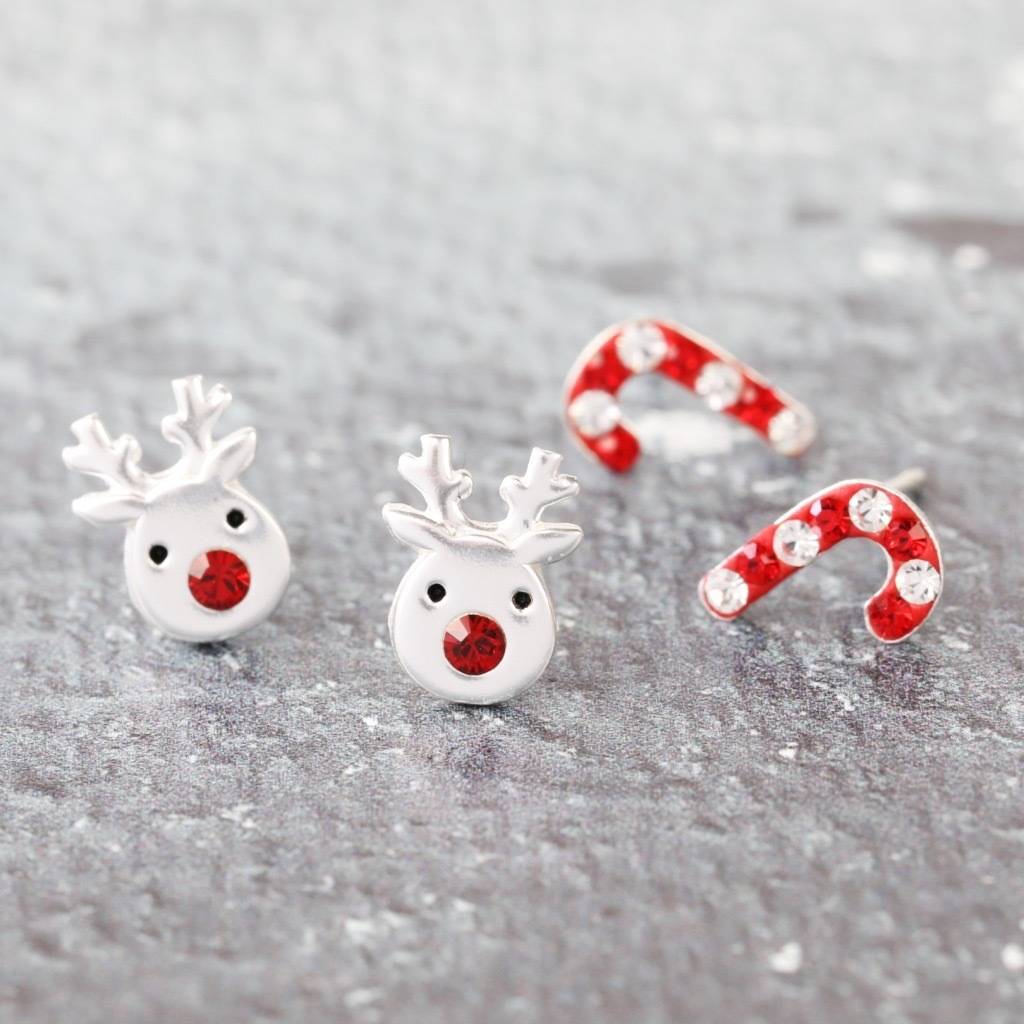 Christmas Stud Earrings By Lisa Angel