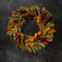 Bright Autumn Dried Flower Wreath, thumbnail 4 of 5