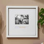 Personalised Father's Day Photo Frame With Gold Text, thumbnail 4 of 6