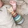 Personalised Wooden Colourful Teddy Stacking Toy, thumbnail 5 of 5