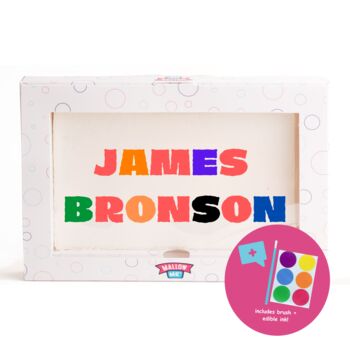 Colour Me In Marshmallow Kit Personalised Gift, 3 of 7