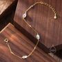 Moonstone Marquise Satellite Bracelet, thumbnail 2 of 12
