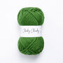 Ellie Easy Rainbow Forest Green Hat Knitting Kit, thumbnail 5 of 8