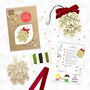 Make Your Own Stitched Mistletoe Decoration, thumbnail 1 of 5