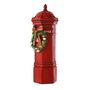 Regal Tidings Red Post Box Christmas Decoration 30cm, thumbnail 5 of 5