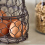 Farmhouse Chicken Wire Kitchen Egg Basket, thumbnail 6 of 6