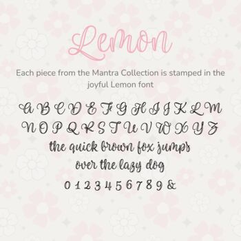 Hand Stamped Personalised Mantra Necklace, 8 of 12