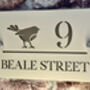 Personalised Bird Robin Design House Acrylic Number Sign, thumbnail 1 of 9