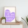 This Is My Happy Place Print, thumbnail 4 of 5
