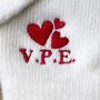 Personalised Hearts Cashmere Wool Warm Winter Gloves, thumbnail 3 of 10