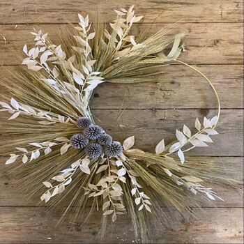 Barley And Ruscus Wreath, 3 of 5