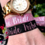 Bride Tribe Rose Gold Hen Party Wristbands, thumbnail 1 of 8