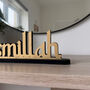 Bismillah Wooden Standing Sign With Base Home Decoration, thumbnail 3 of 4