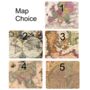 Personalised Old Maps Mouse Mat, thumbnail 4 of 7