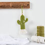 Make Your Own Mini Macrame Cactus Craft Kit In Meadow, thumbnail 1 of 9