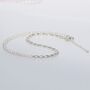White Pearl Beaded Necklace Or Double Stranded Bracelet With Sterling Silver Beads, thumbnail 6 of 10